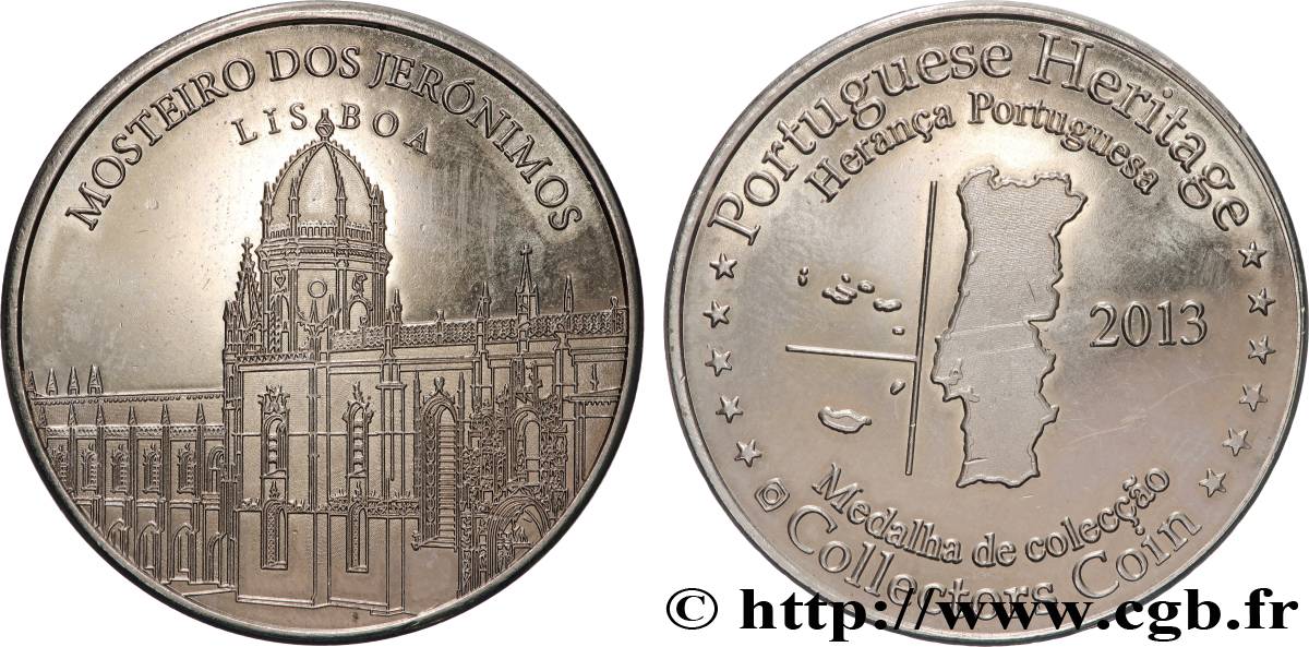TOURISTIC MEDALS Médaille, Monastère des Hiéronymites, Lisbonne MBC