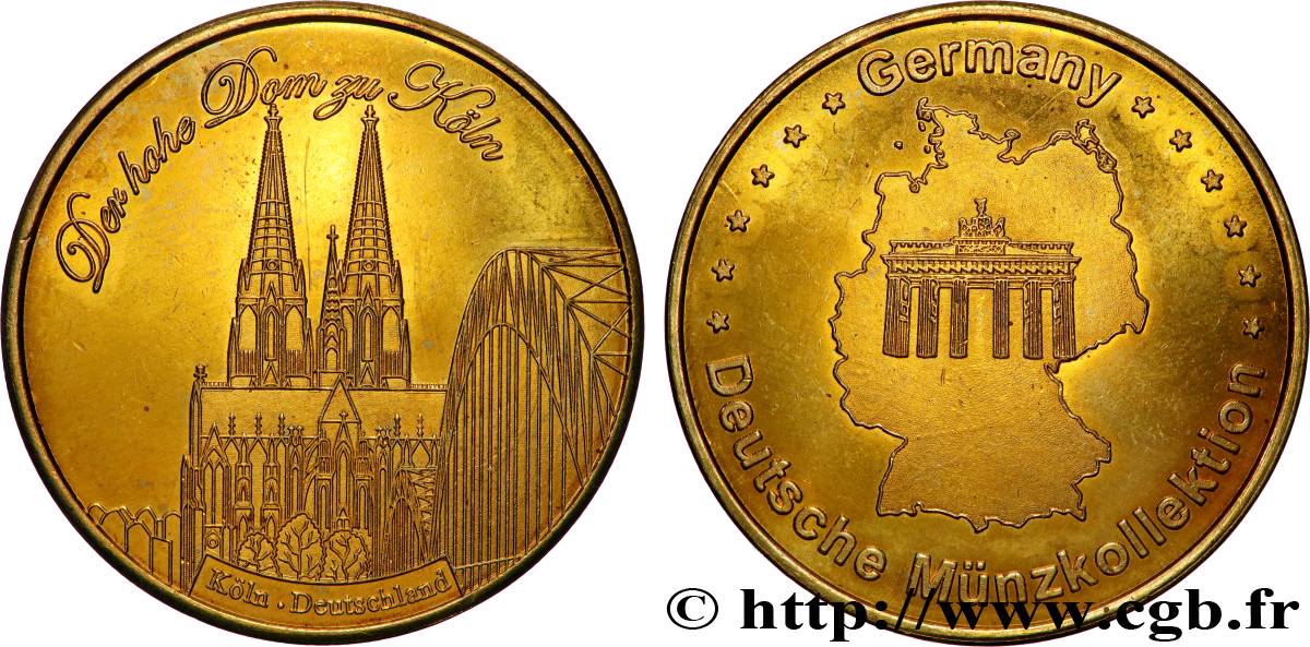 TOURISTIC MEDALS Médaille touristique, Köln, Allemagne MBC+