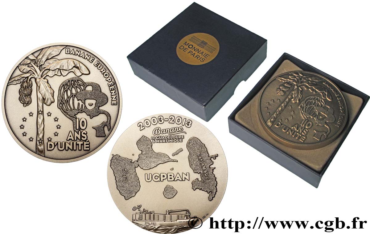 FRENCH ANTILLES Médaille, Banane européenne VZ