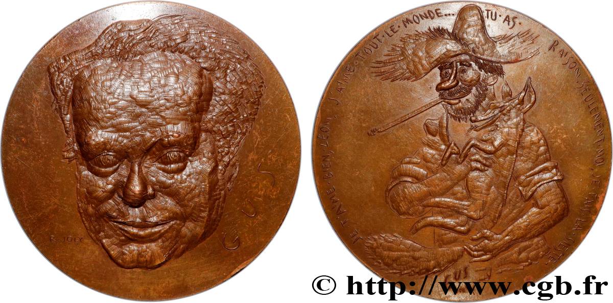 ARTISTES : GRAVEURS, PEINTRES, SCULPTEURS Médaille, Gus TTB+