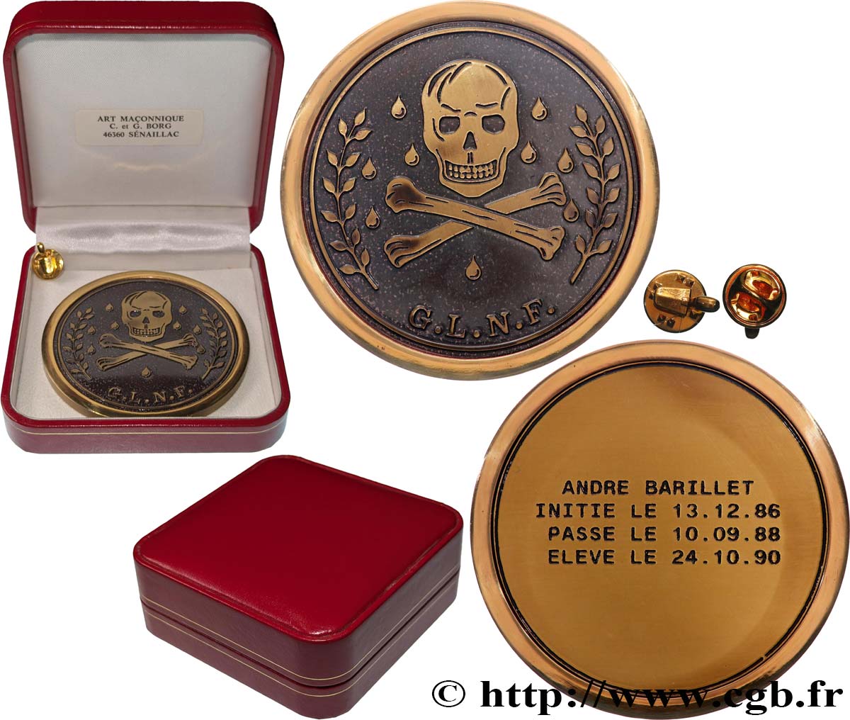 FRANC - MAÇONNERIE GRANDE LOGE NATIONALE FRANÇAISE SUP