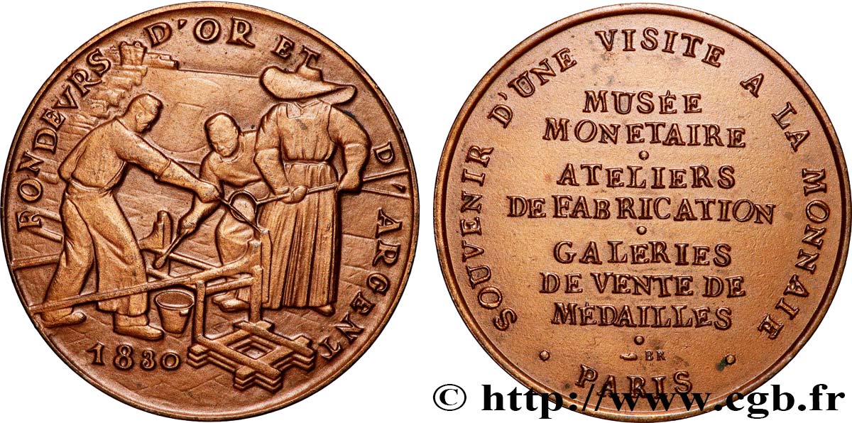MONNAIE DE PARIS Médaille, Musée Monétaire SUP
