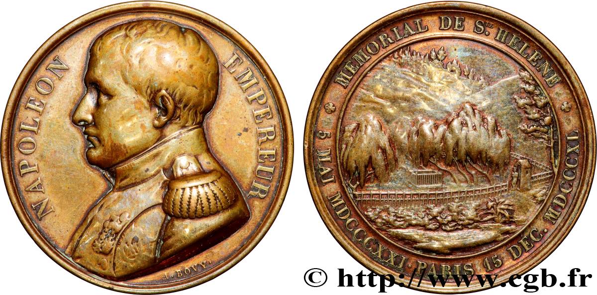 LOUIS-PHILIPPE Ier Médaille du mémorial de St-Hélène TTB