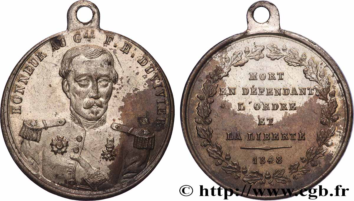LUDWIG PHILIPP I Médaille, Franciade Fleurus Duvivier fVZ