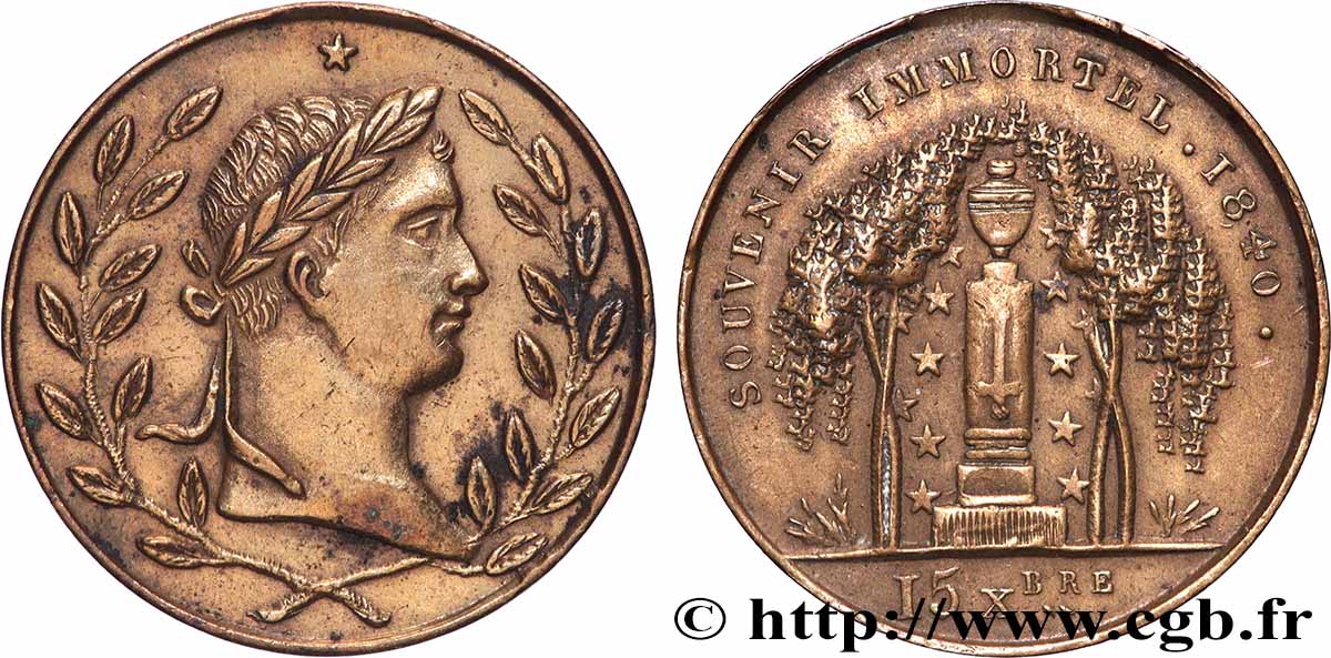 LUDWIG PHILIPP I Médaille, souvenir napoléonien SS