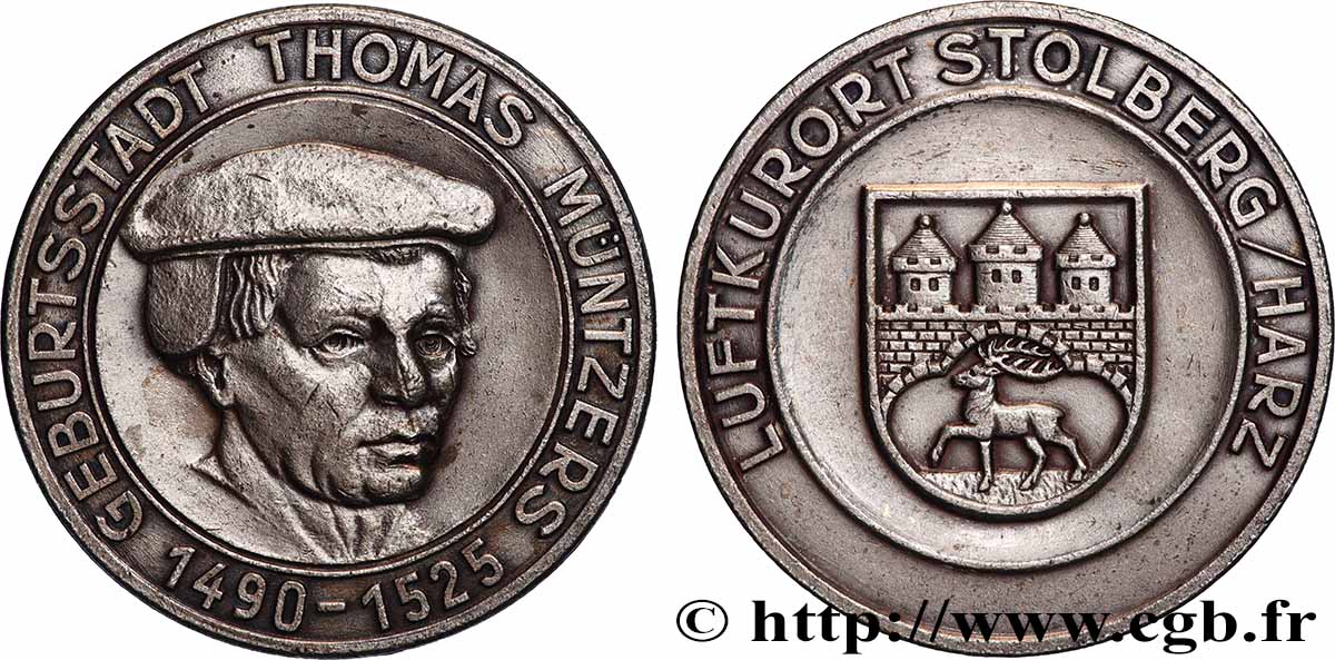 ALEMANIA Médaille, Thomas Müntzer MBC+