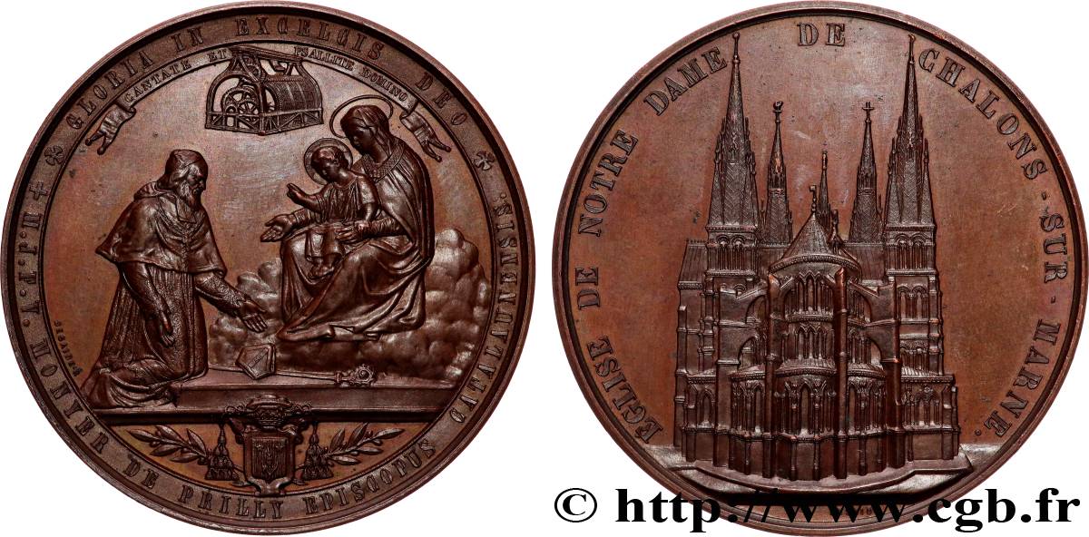 ÉGLISES Médaille, Église Notre Dame de Châlons-sur-Marne SUP