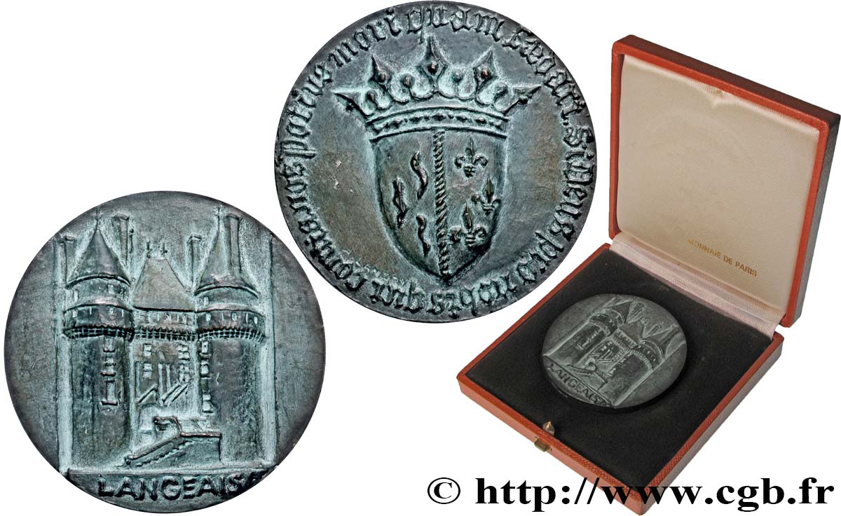 MONUMENTS ET HISTOIRE Médaille, Château de Langeais SUP