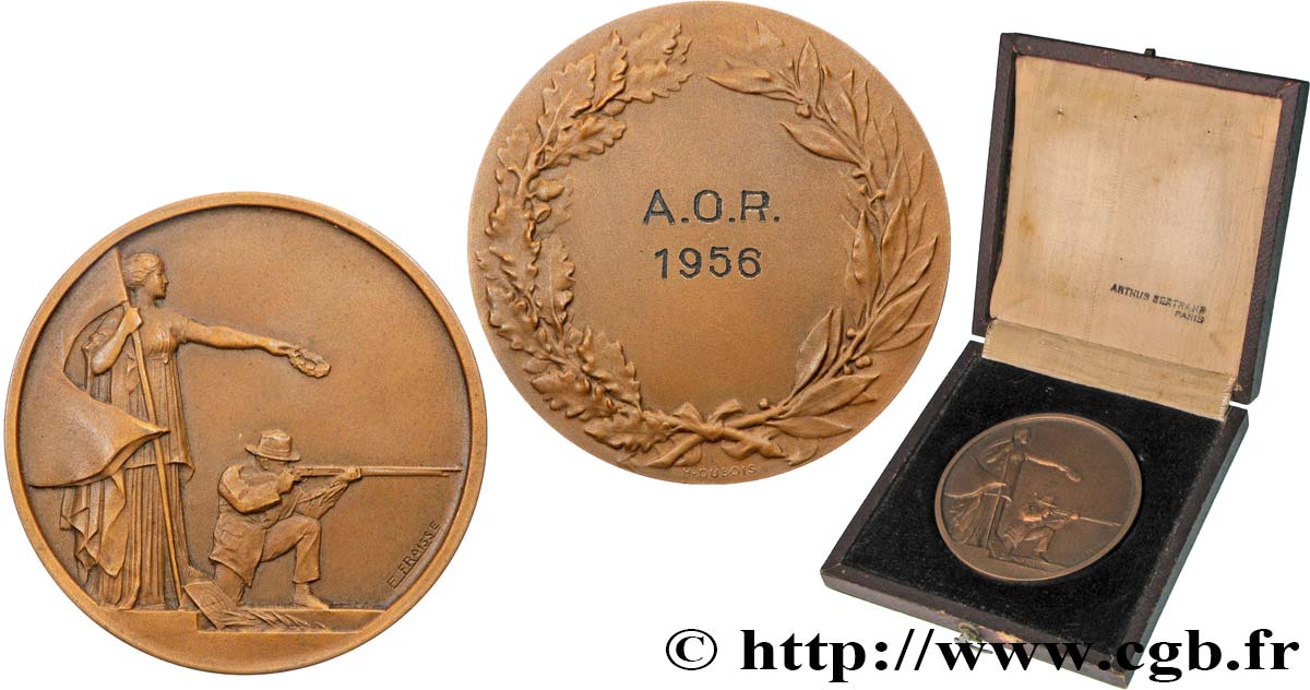 QUARTA REPUBBLICA FRANCESE Médaille, Tir n°3 SPL