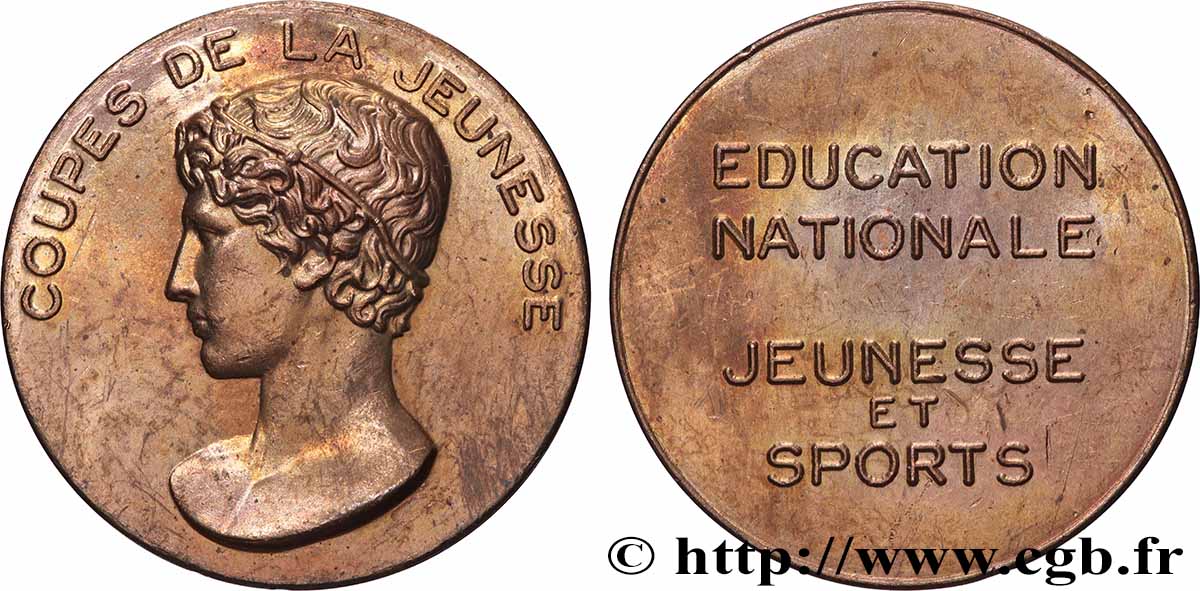 SPORTS Médaille, Jeunesse et Sports AU/AU