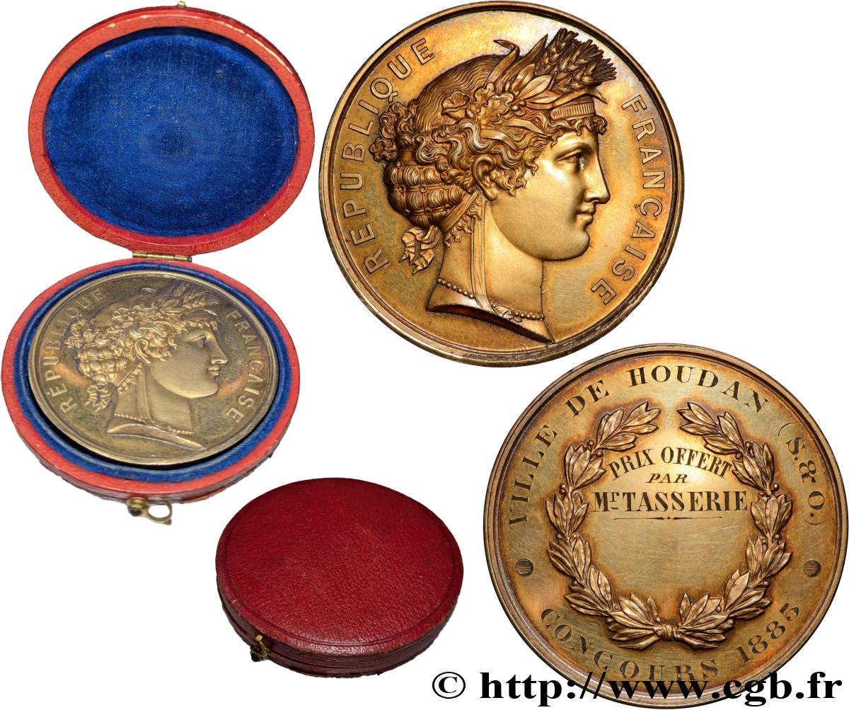 TROISIÈME RÉPUBLIQUE Médaille, Concours, Prix offert SUP+