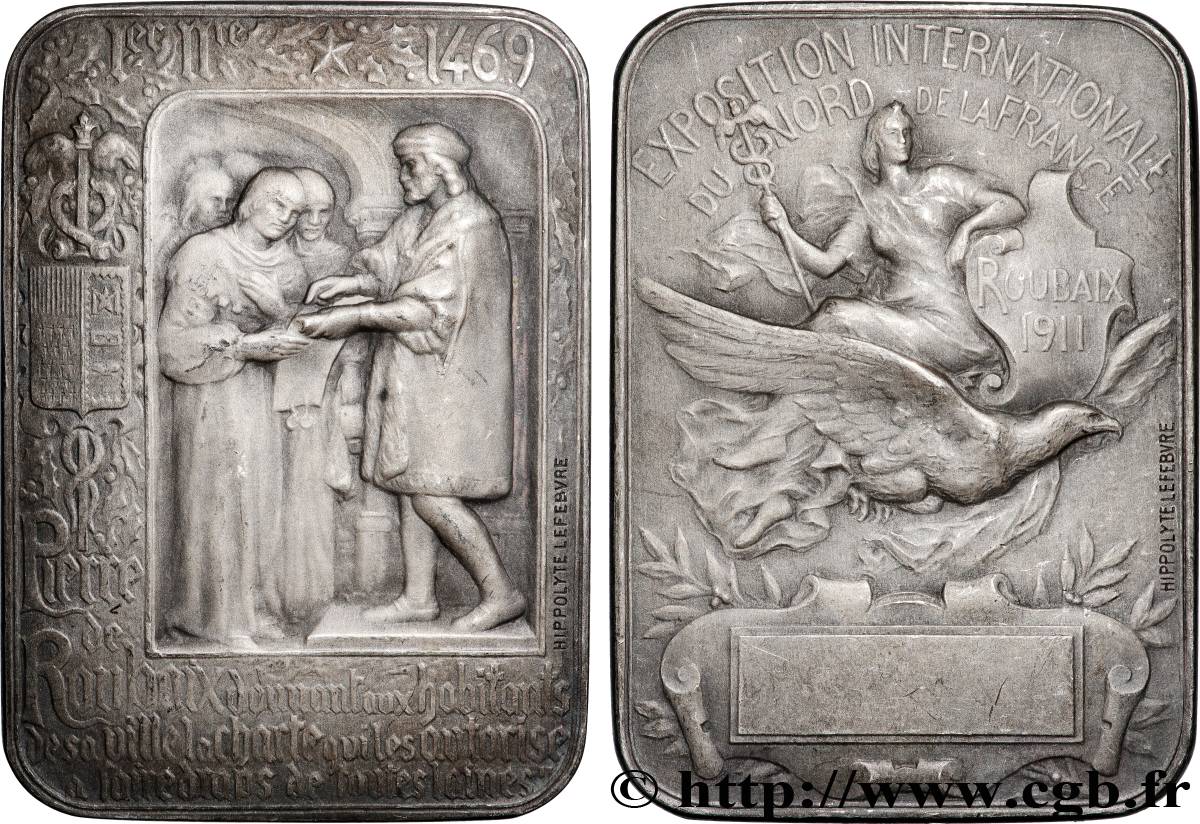 TROISIÈME RÉPUBLIQUE Plaquette, Exposition internationale du Nord de la France TTB+