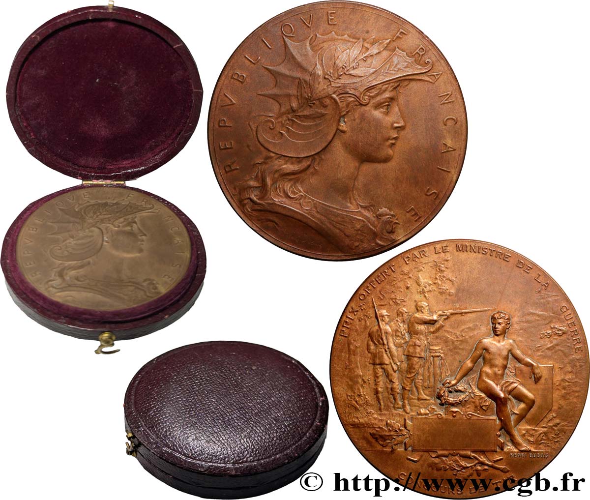 TROISIÈME RÉPUBLIQUE Médaille, Concours de tir TTB+