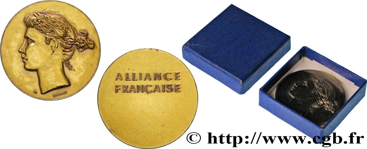 III REPUBLIC Médaille, L’alliance Française  AU