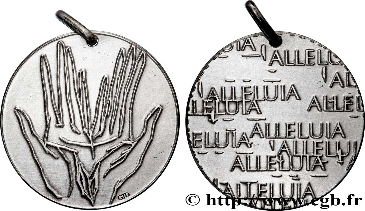 CINQUIÈME RÉPUBLIQUE Médaille, Semaine Sainte SUP
