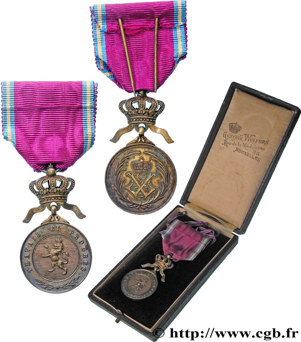 CONGO BELGA Médaille, Ordre royal du lion, Officier q.SPL