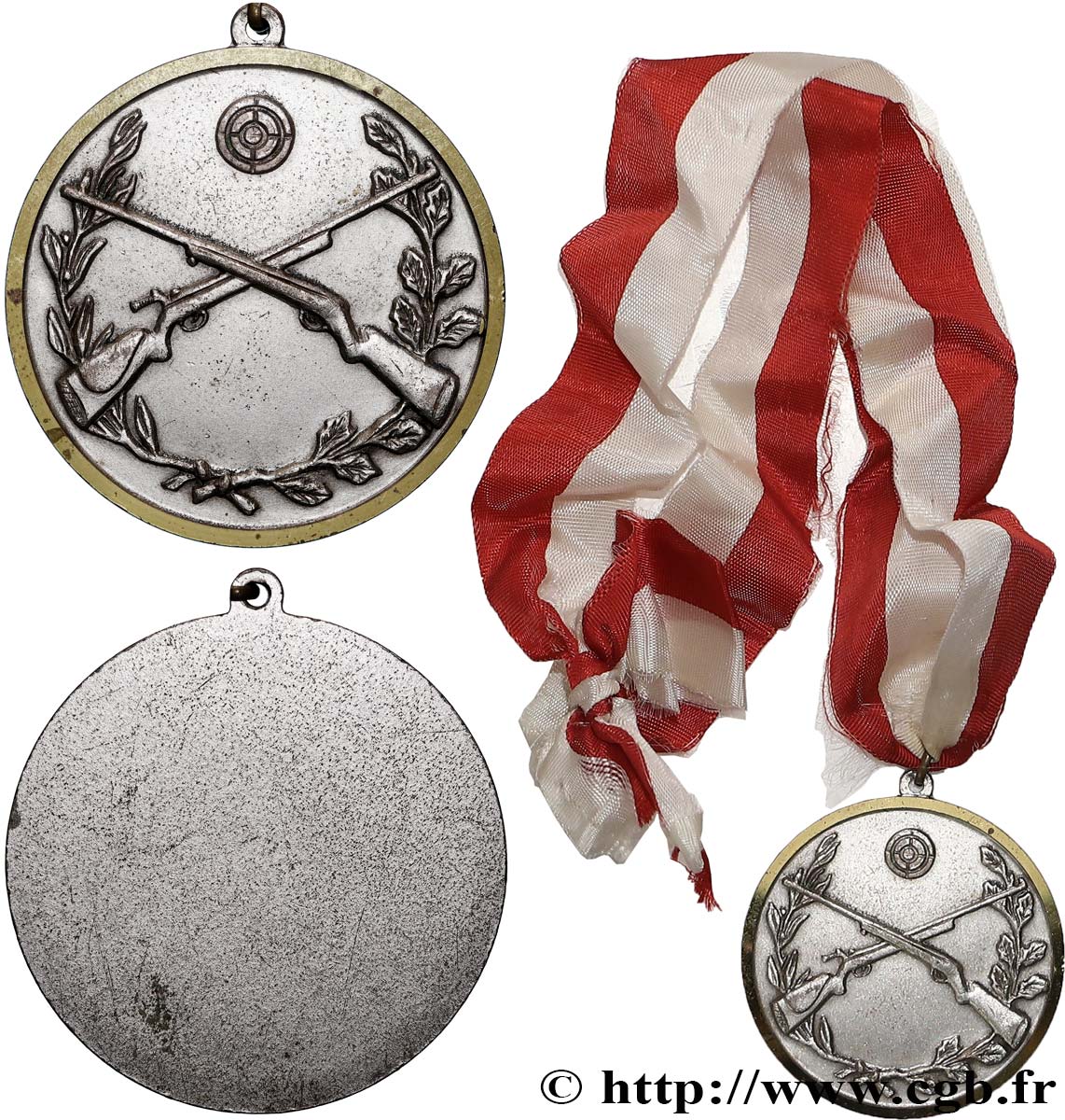 TIR ET ARQUEBUSE Médaille de récompense q.SPL