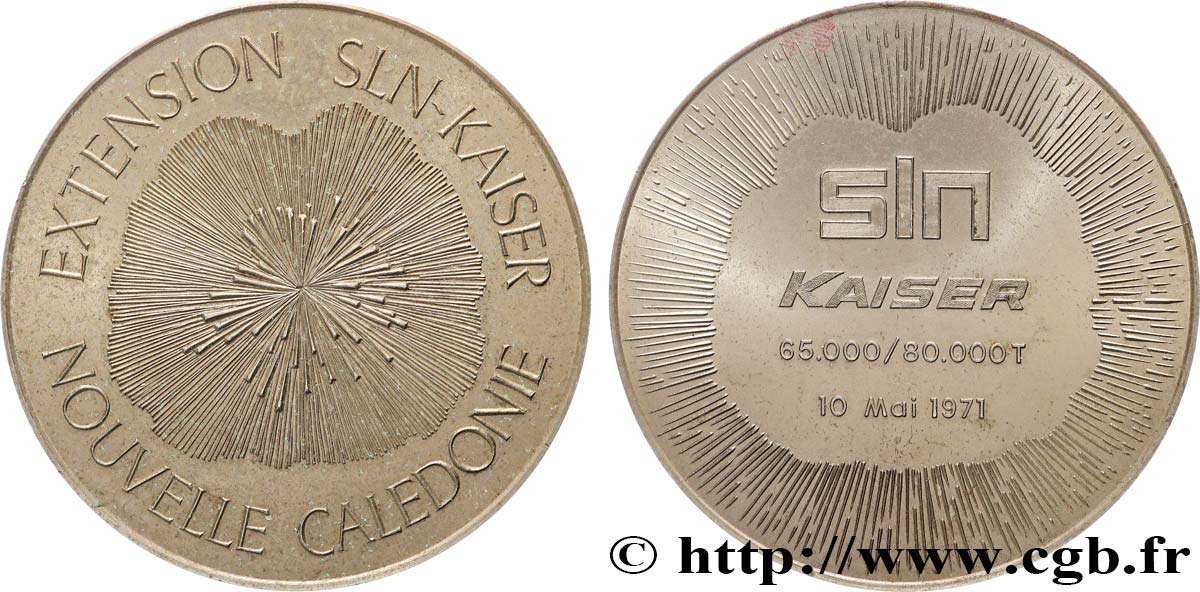 CINQUIÈME RÉPUBLIQUE Médaille, Extension SLN-KAISER SUP