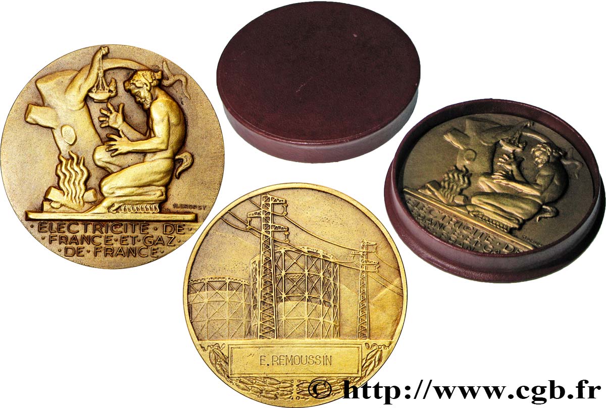 COMPANIES, INDUSTRIES AND MISCELLANEOUS TRADES Médaille de mérite EDF / GDF AU