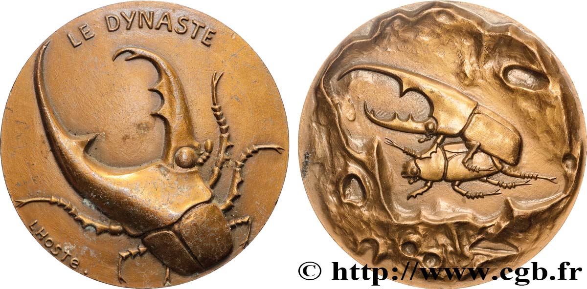 ANIMALS Médaille animalière - Dynaste q.SPL