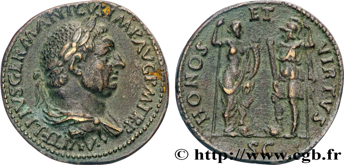 VITELLIUS Padouan, Vitellius, fonte postérieure fVZ