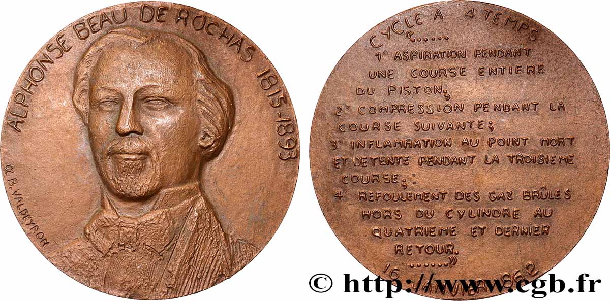 SCIENCES & SCIENTIFIQUES Médaille, Alphonse Eugène Beau TTB+