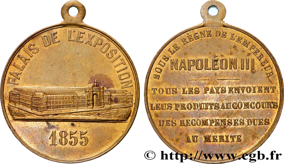 SECOND EMPIRE Médaille, Palais d’exposition AU