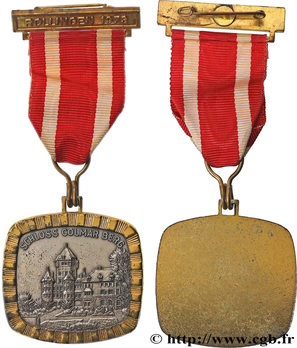 LUSSEMBURGO Médaille, Château de Colmar-Berg q.SPL