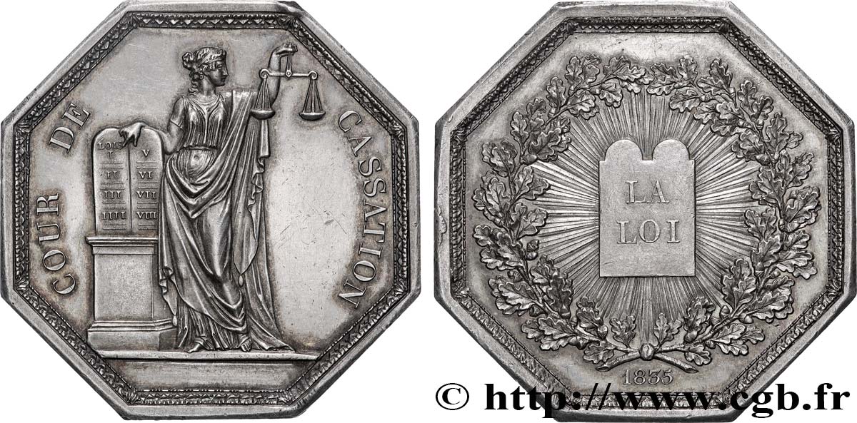 LOUIS-PHILIPPE Ier Médaille, Cour de cassation TTB+