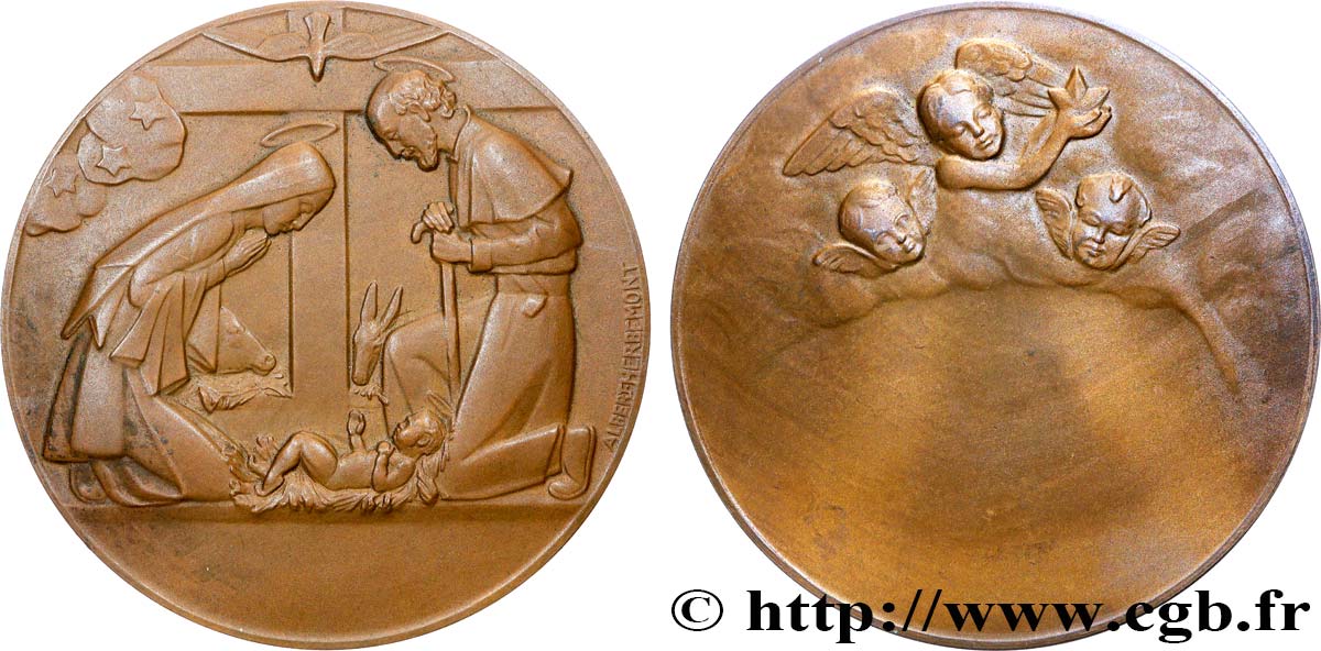 ÉTAT FRANÇAIS Médaille, Nativité SUP