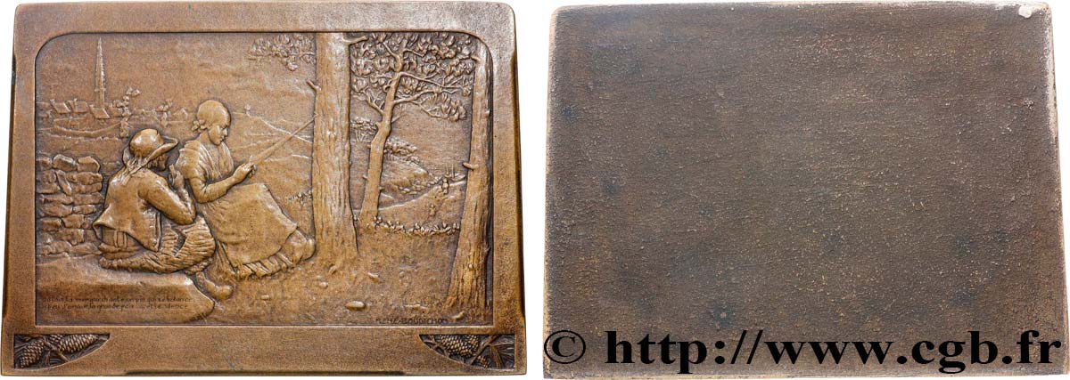 III REPUBLIC Plaquette, Les bretons par René Baudichon AU
