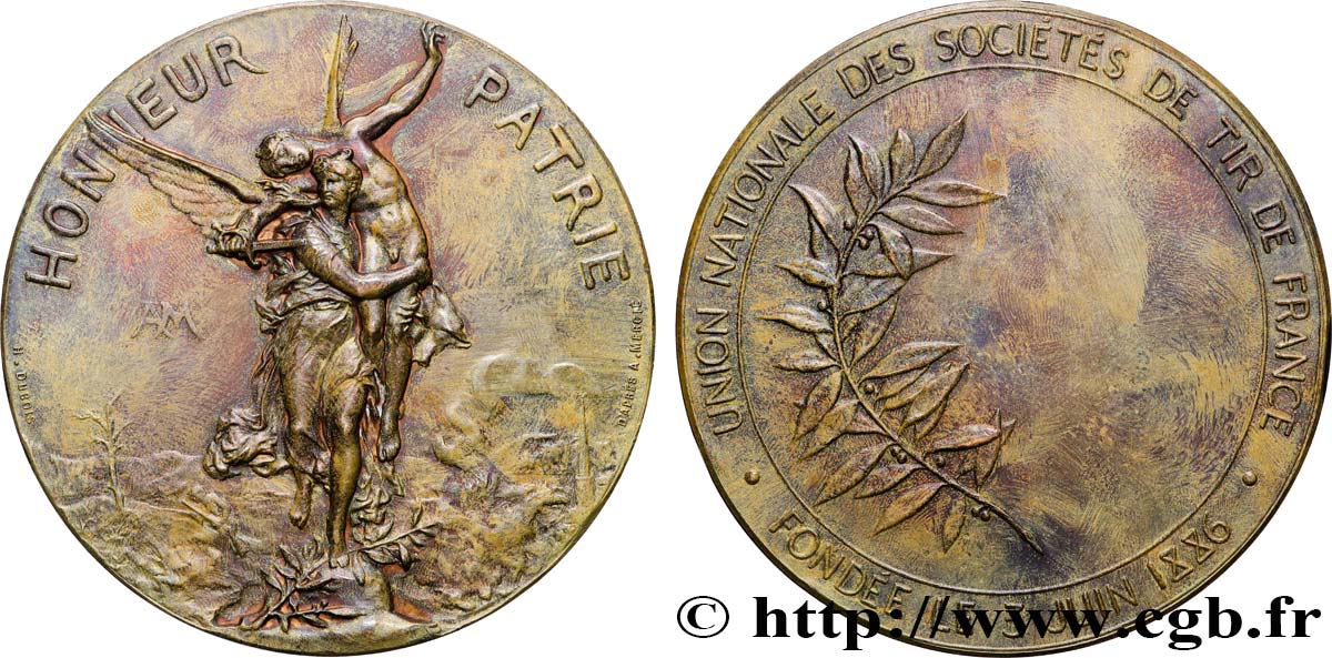 III REPUBLIC Médaille, Honneur et Patrie AU