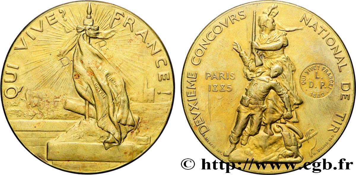 TIR ET ARQUEBUSE Médaille, Deuxième Concours national de tir BB