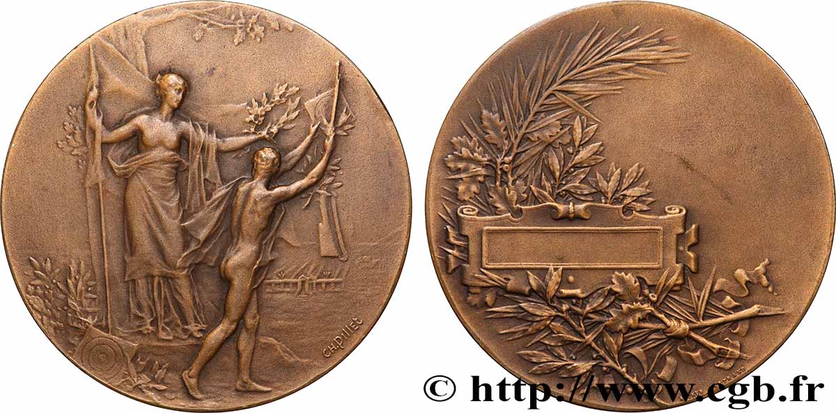 TROISIÈME RÉPUBLIQUE Médaille de tir TTB+