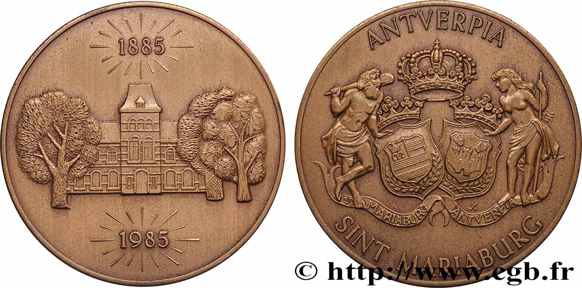 ASSURANCES Médaille, Centenaire d’Antverpia Leven AU