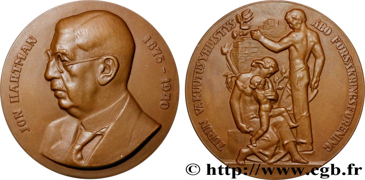 ASSURANCES Médaille, Jon Hartman, Association d’assurance de Turkuu et d’Äbo SUP