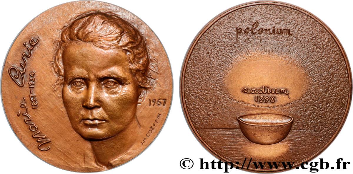 SCIENCES & SCIENTIFIQUES Médaille, Marie Curie SUP