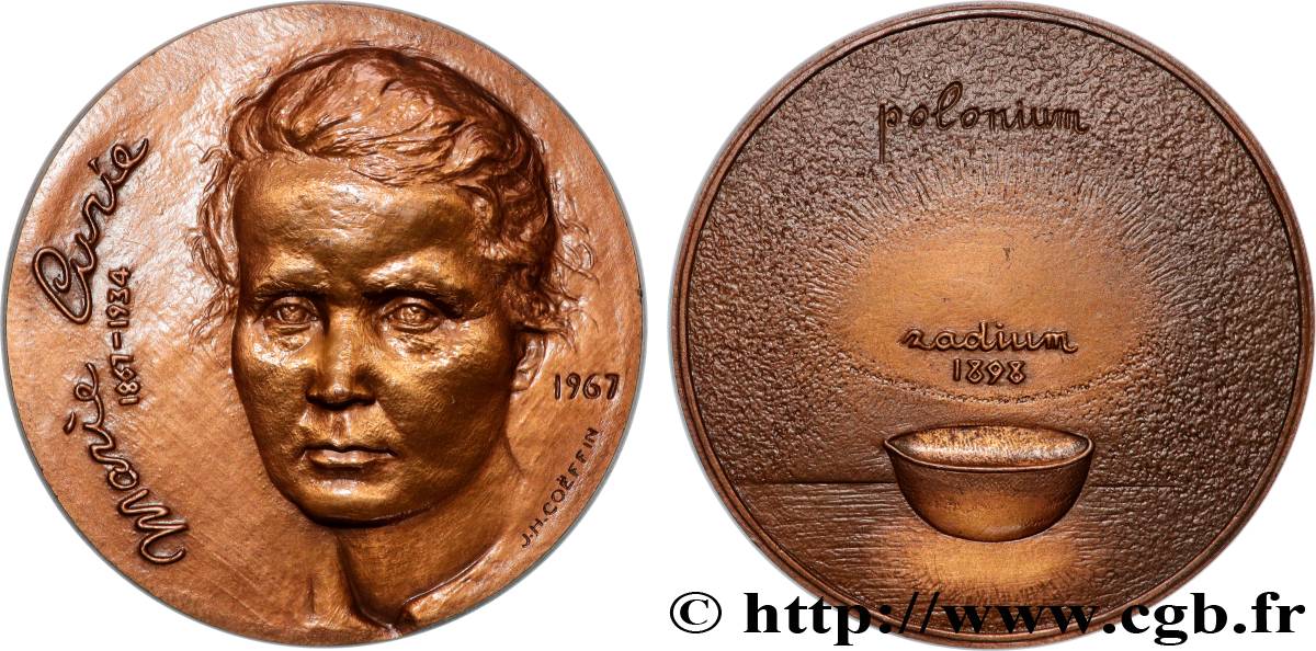 SCIENCE & SCIENTIFIC Médaille, Marie Curie AU
