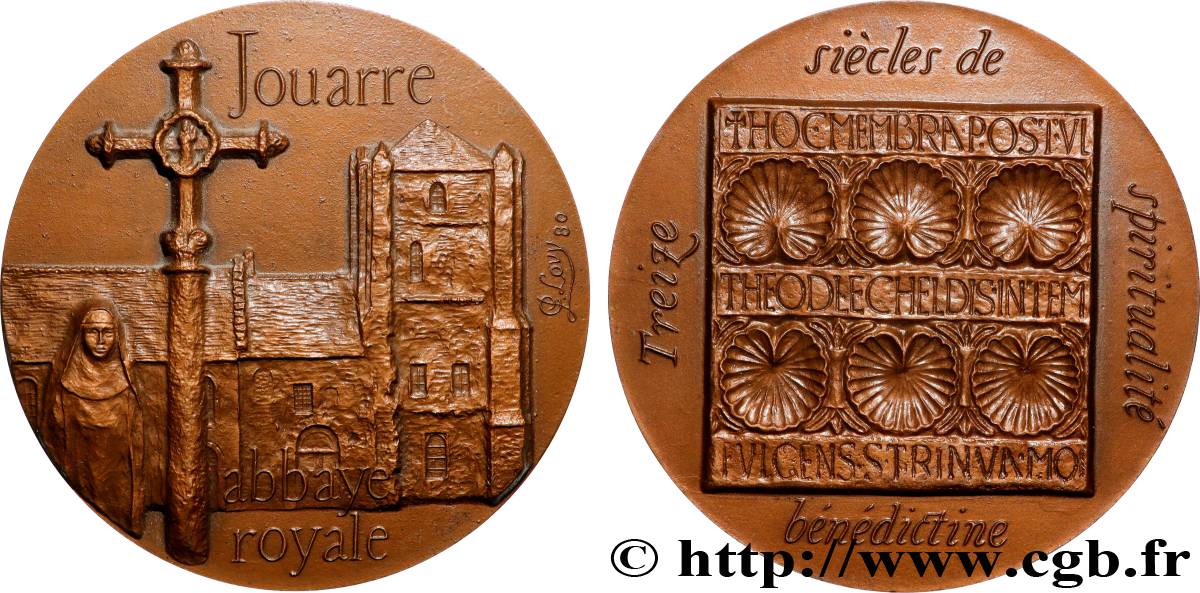 MONUMENTS ET HISTOIRE Médaille, Jouarre, Abbaye royale SUP