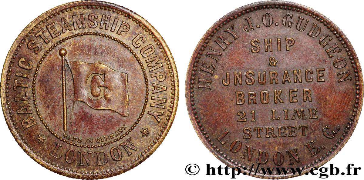 ASSURANCES Médaille, Baltic Steamship Company TTB