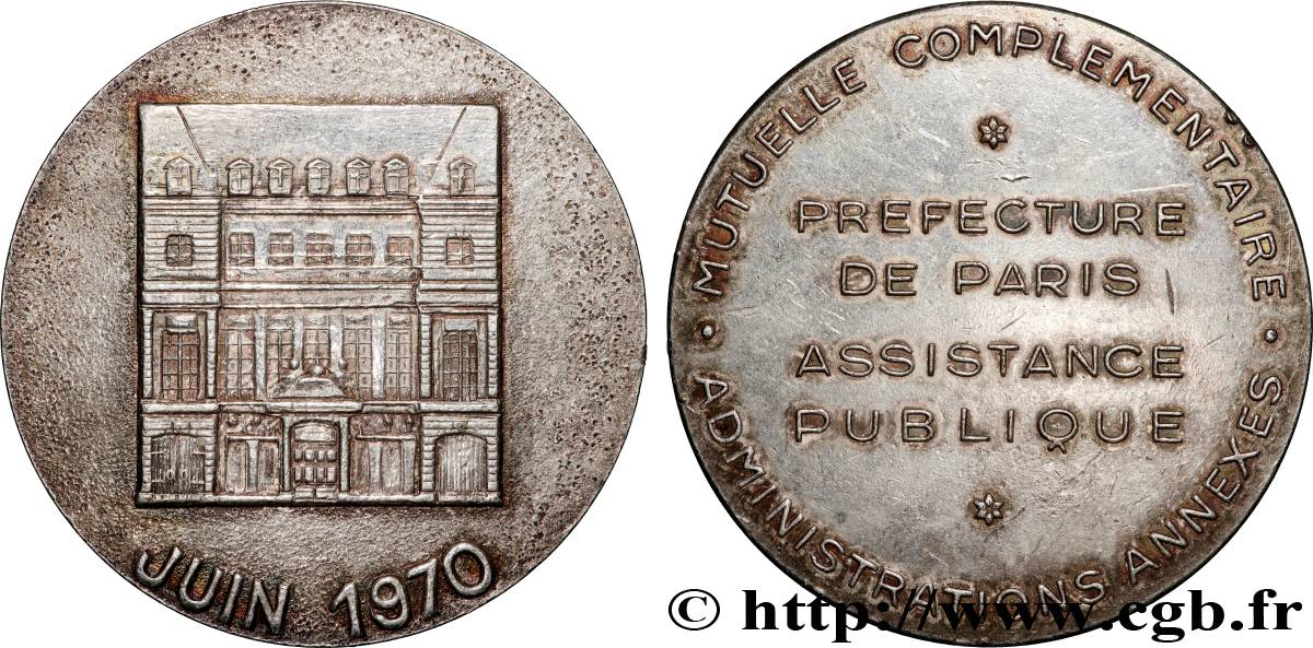 ASSURANCES Médaille, Assistance publique, Mutuelle complémentaire AU