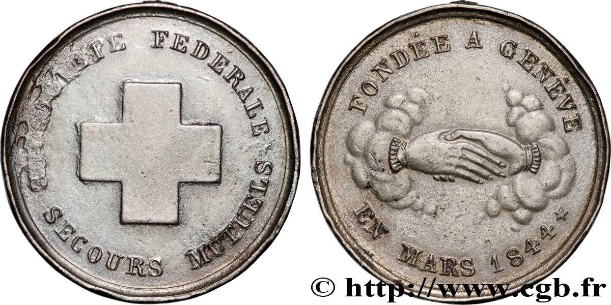 ASSURANCES Médaille, Fondation de la Société fédérale de secours mutuels XF