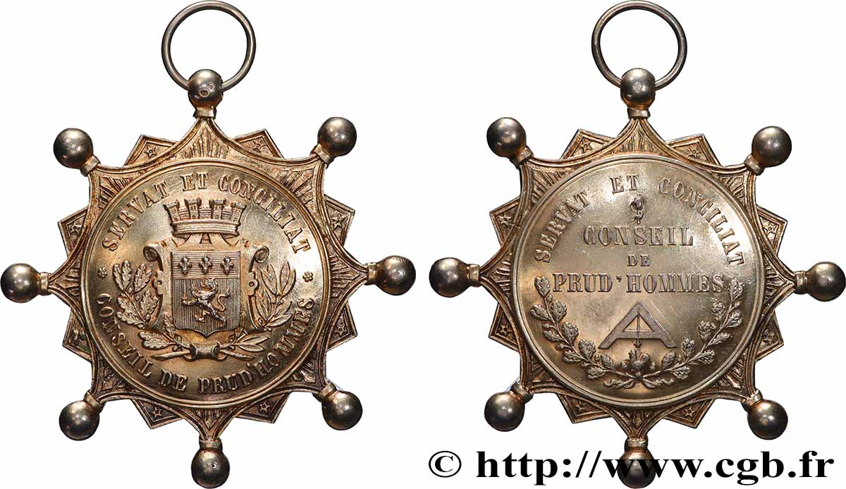 TROISIÈME RÉPUBLIQUE Médaille, Conseil des Prud’Hommes TTB+