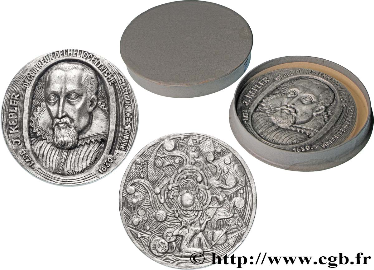 SCIENCES & SCIENTIFIQUES Médaille, Johannes Kepler, n°2 SUP