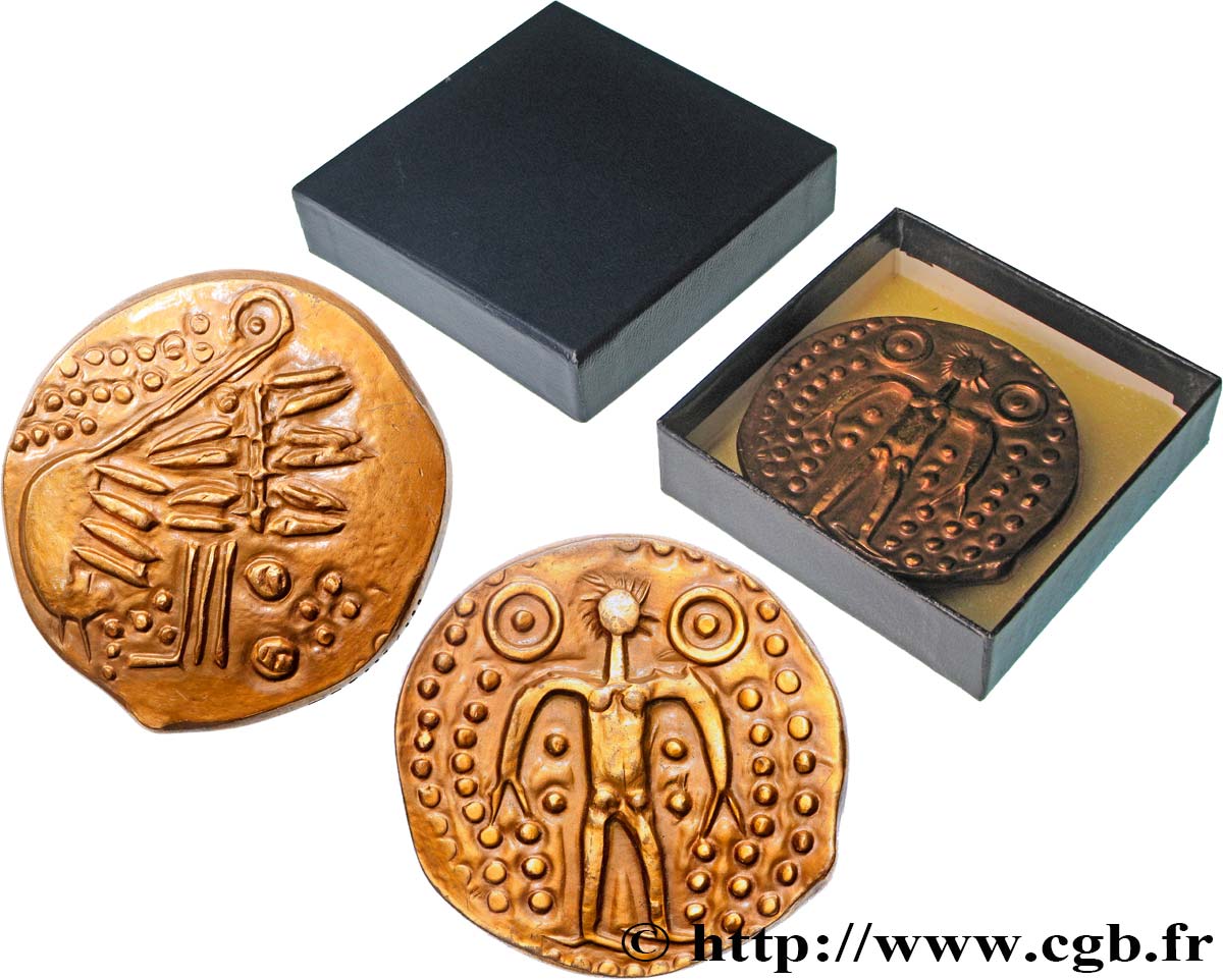 CINQUIÈME RÉPUBLIQUE Médaille, Reproduction d’une monnaie des Celtes du Danube, n°227 TTB+