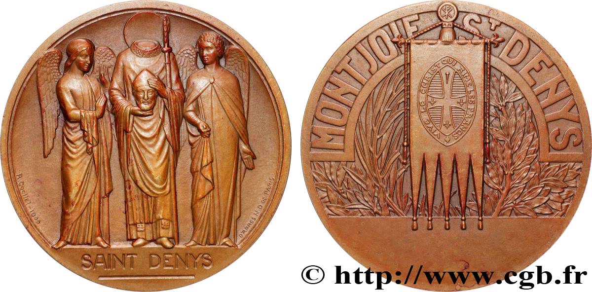 III REPUBLIC Médaille, Saint Denys AU