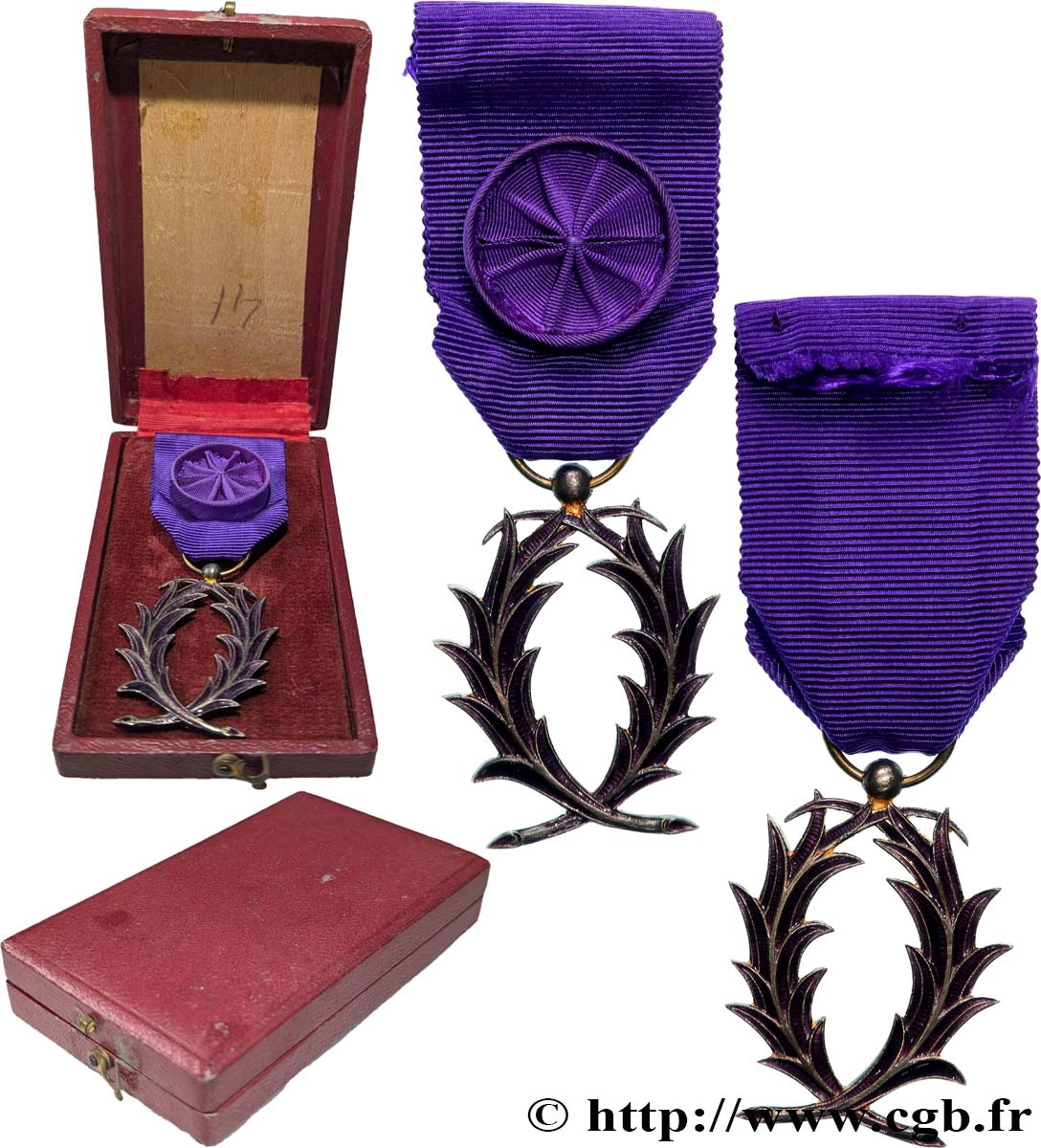 TROISIÈME RÉPUBLIQUE Ordre des Palmes académiques, Officier SUP