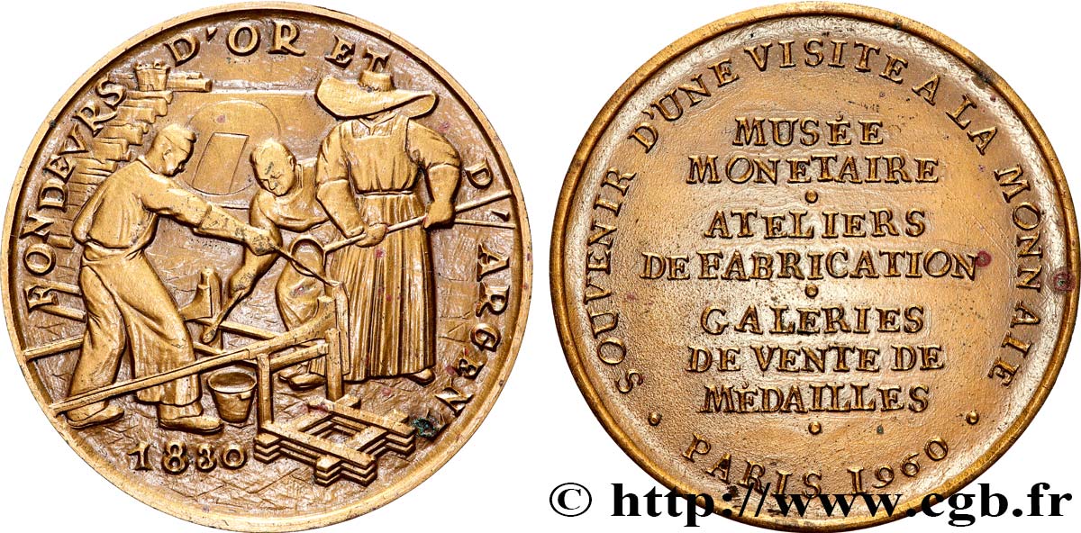 MONNAIE DE PARIS Médaille, Musée Monétaire SUP