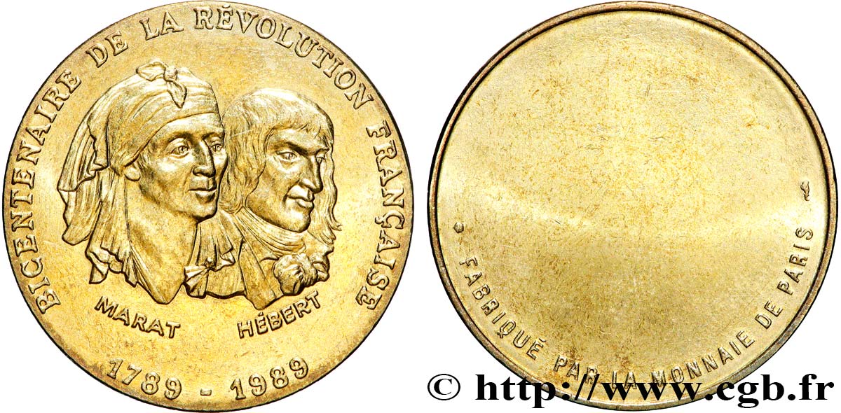QUINTA REPUBBLICA FRANCESE Médaille, Bicentenaire de la Révolution Française q.SPL