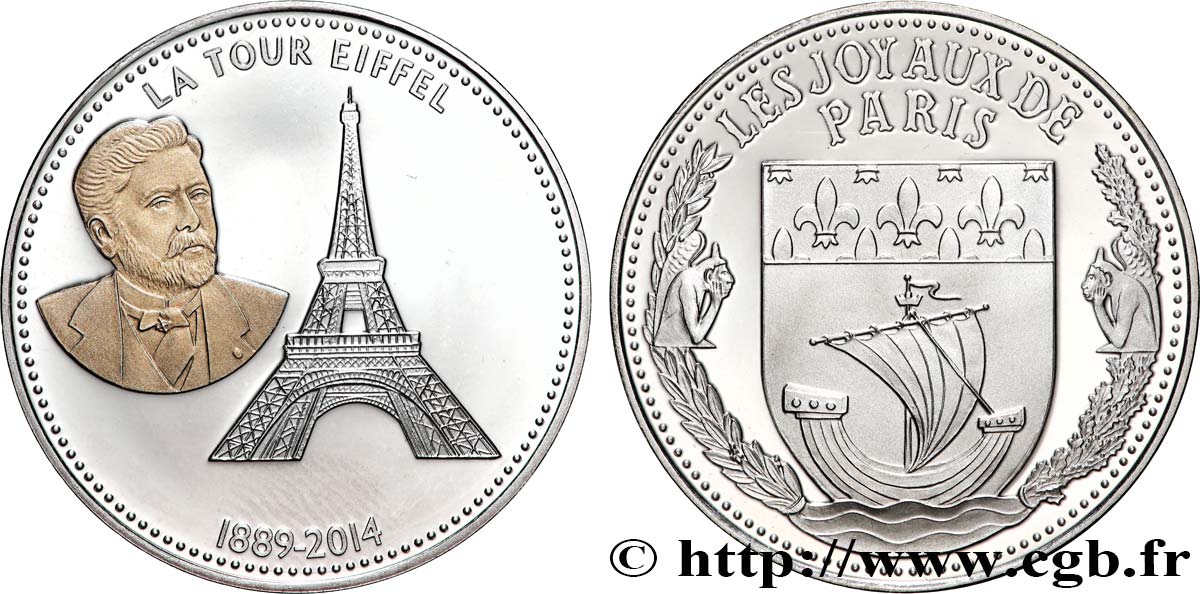 TOURISTIC MEDALS Médaille, Tour Eiffel, Paris SC